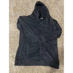 Athleta Charcoal Hooded Sweater